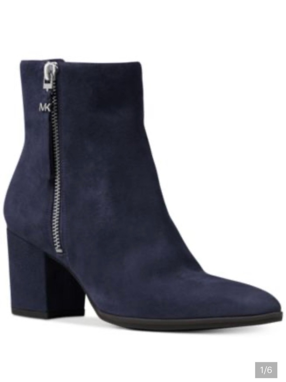 MICHAEL Michael Kors Navy Dawson Suede Booties